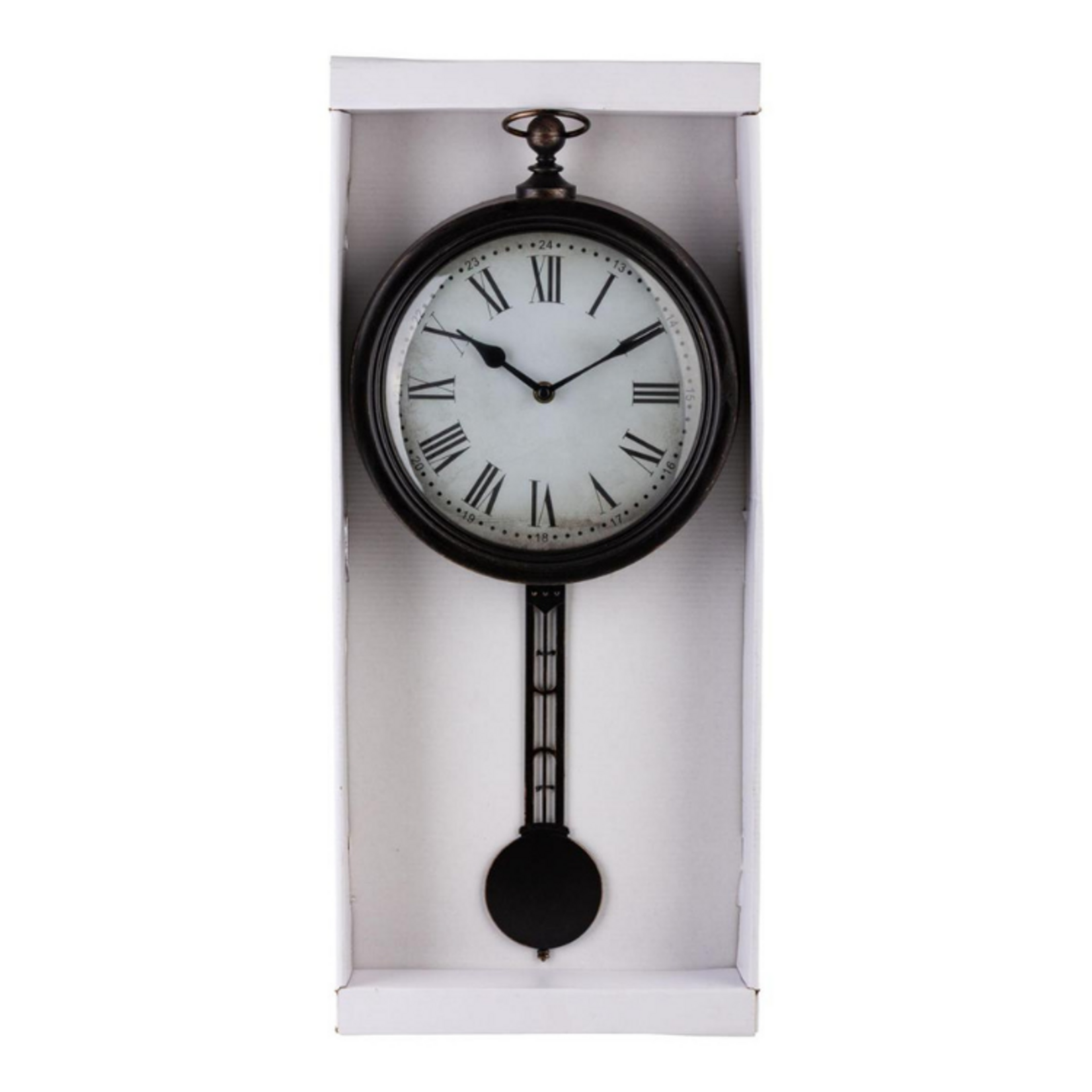 Bertha 10" Pendulum Wall Clock