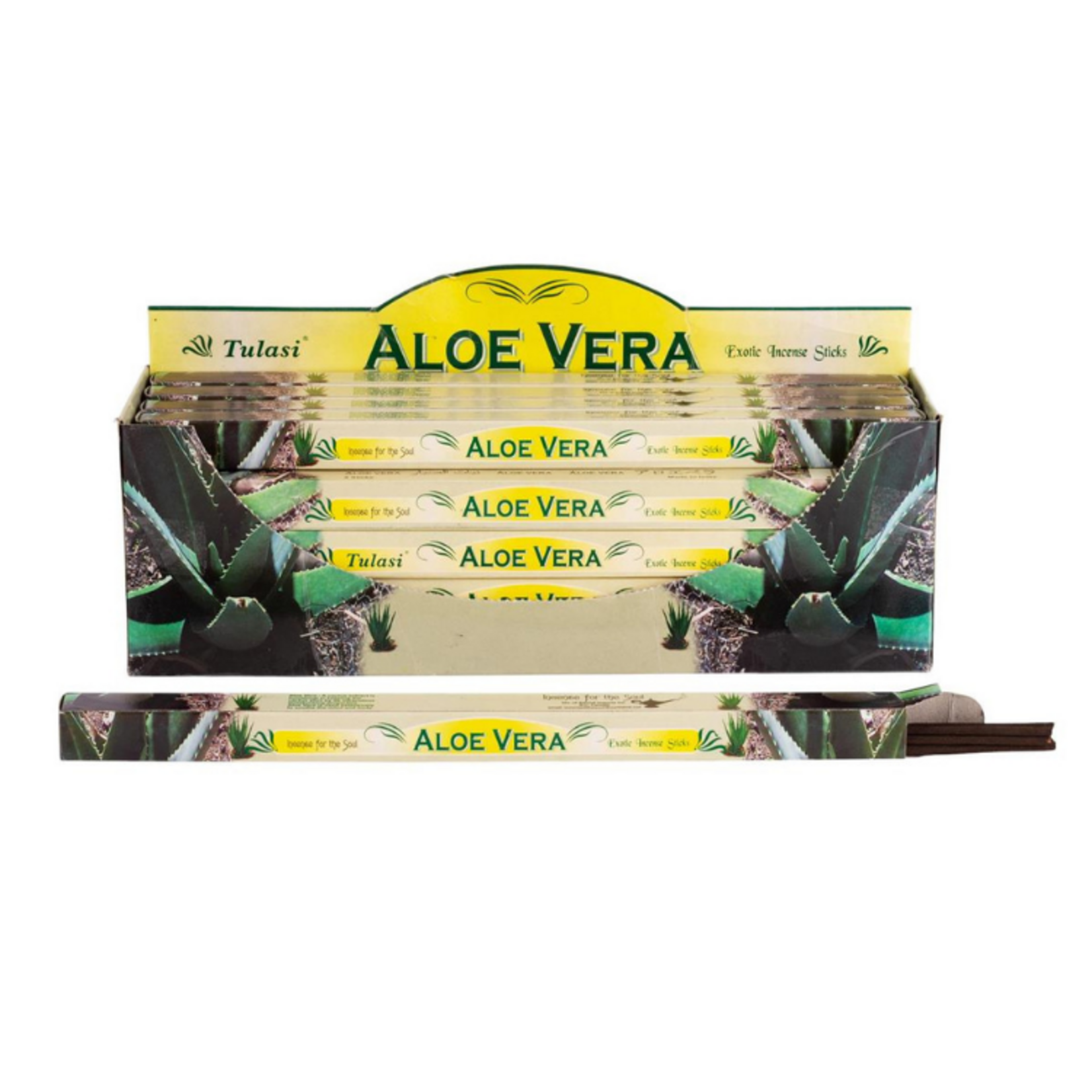 Tulasi 9" Incense Sticks - Aloe Vera - 8pcs