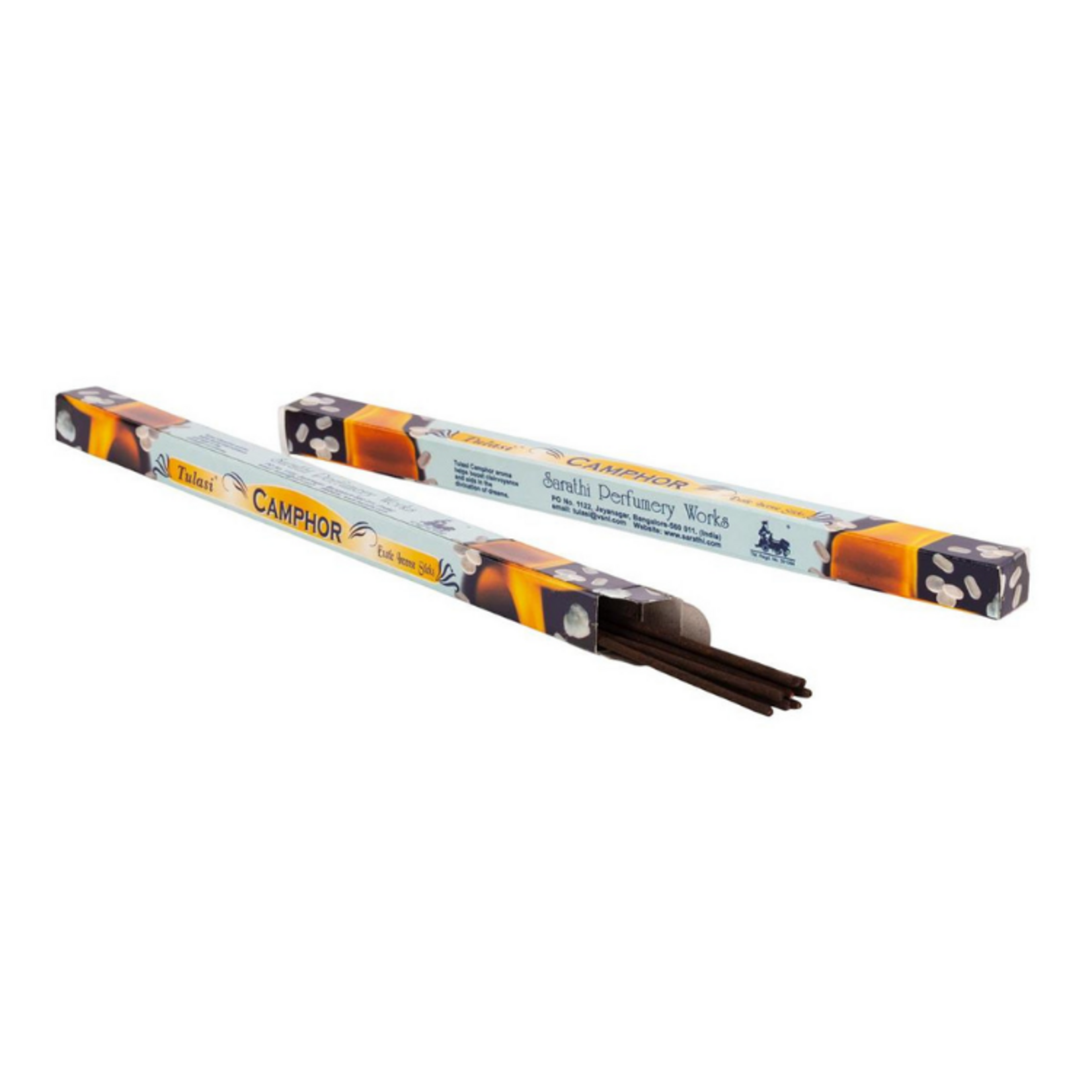 Tulasi 9" Incense Sticks - Camphor - 8pcs