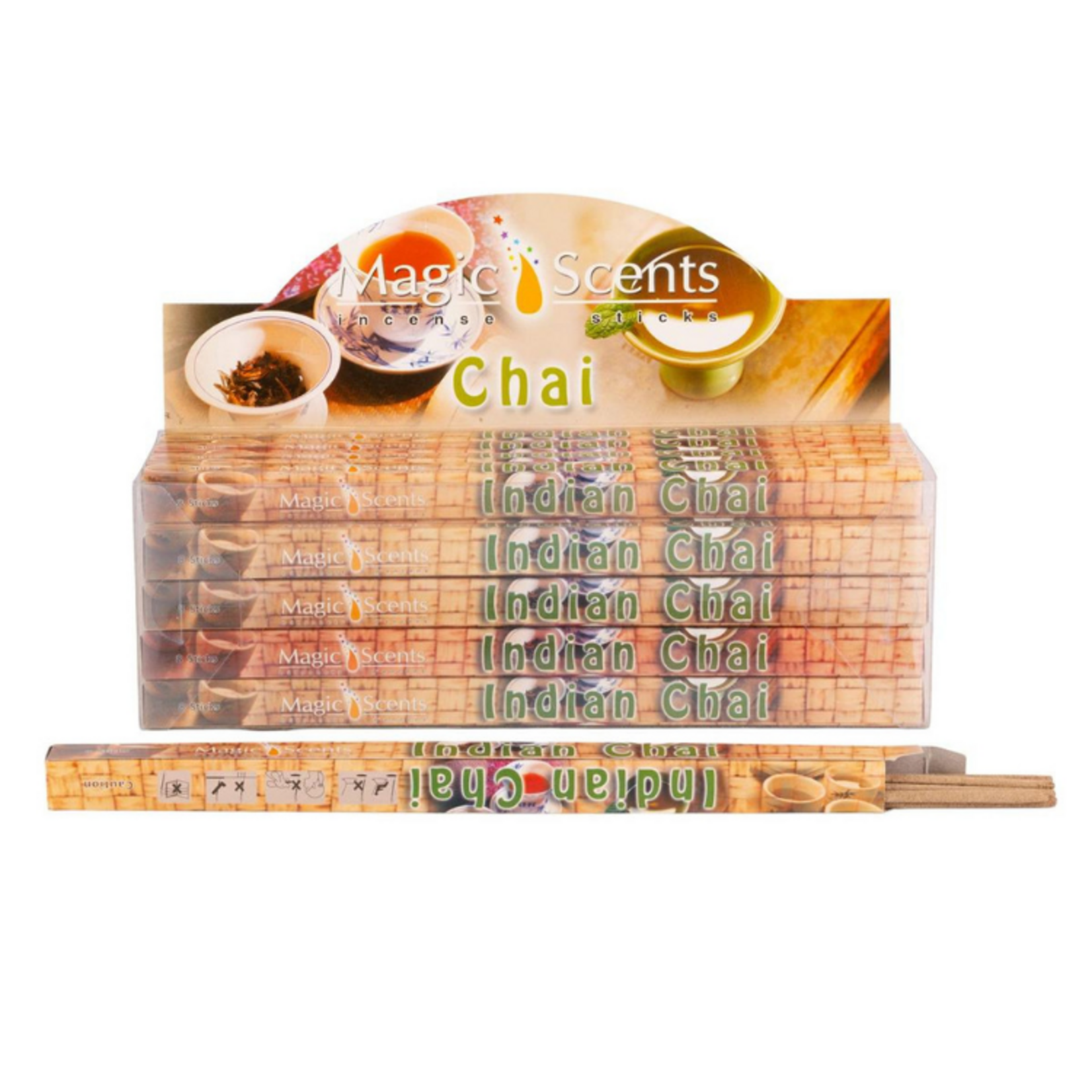 Tulasi 9" Incense Sticks - Chai - 8pcs