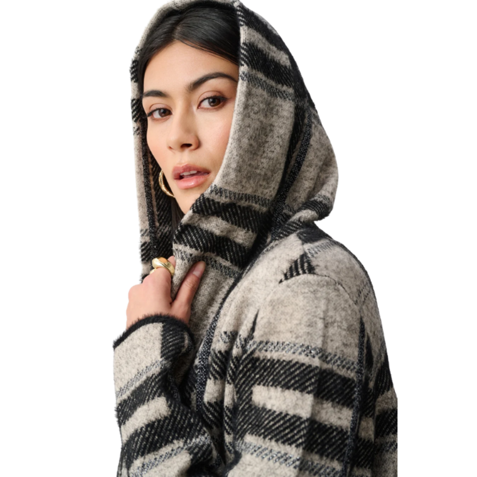 Joseph Ribkoff Joseph Ribkoff - Plaid Long Sleeve Cardigan