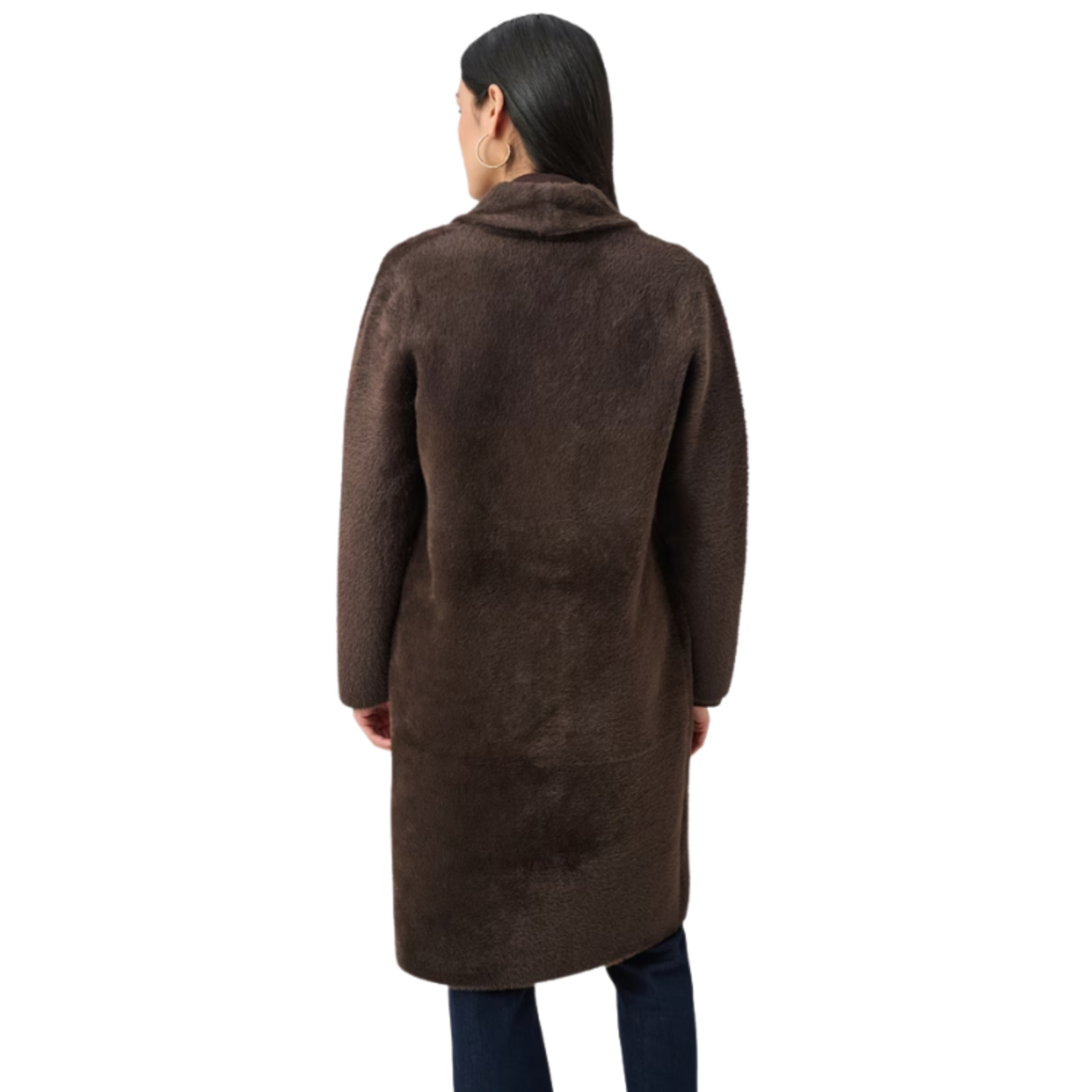 Joseph Ribkoff Joseph Ribkoff - Open Front Coat w/ Removable Fur Collar