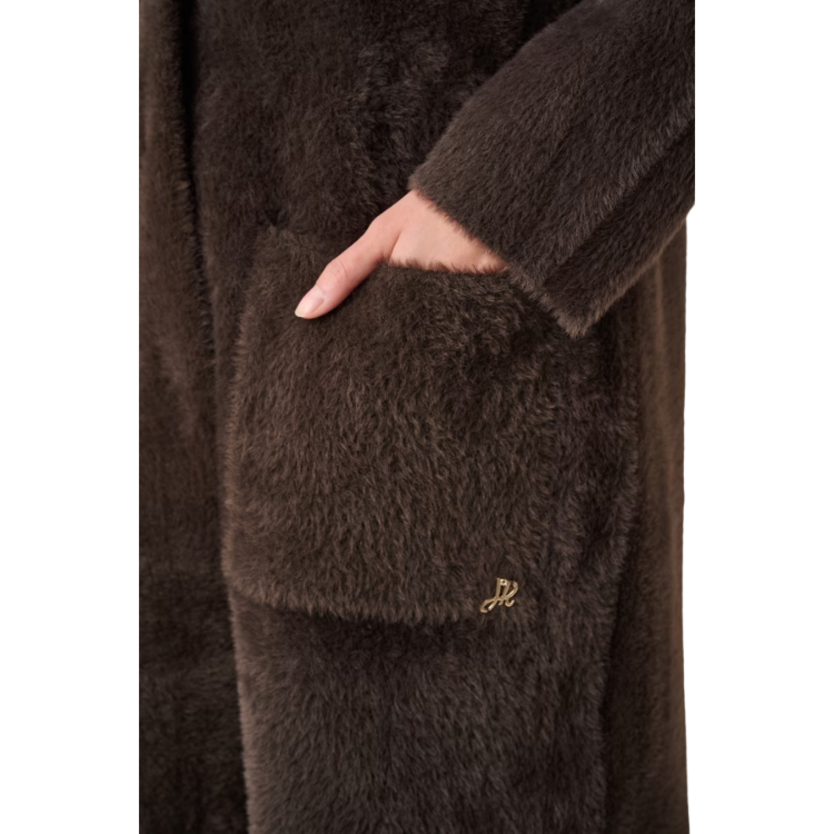 Joseph Ribkoff Joseph Ribkoff - Open Front Coat w/ Removable Fur Collar