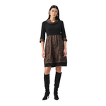 Joseph Ribkoff Jacquard Memory & Silky Knit Cocoon Dress