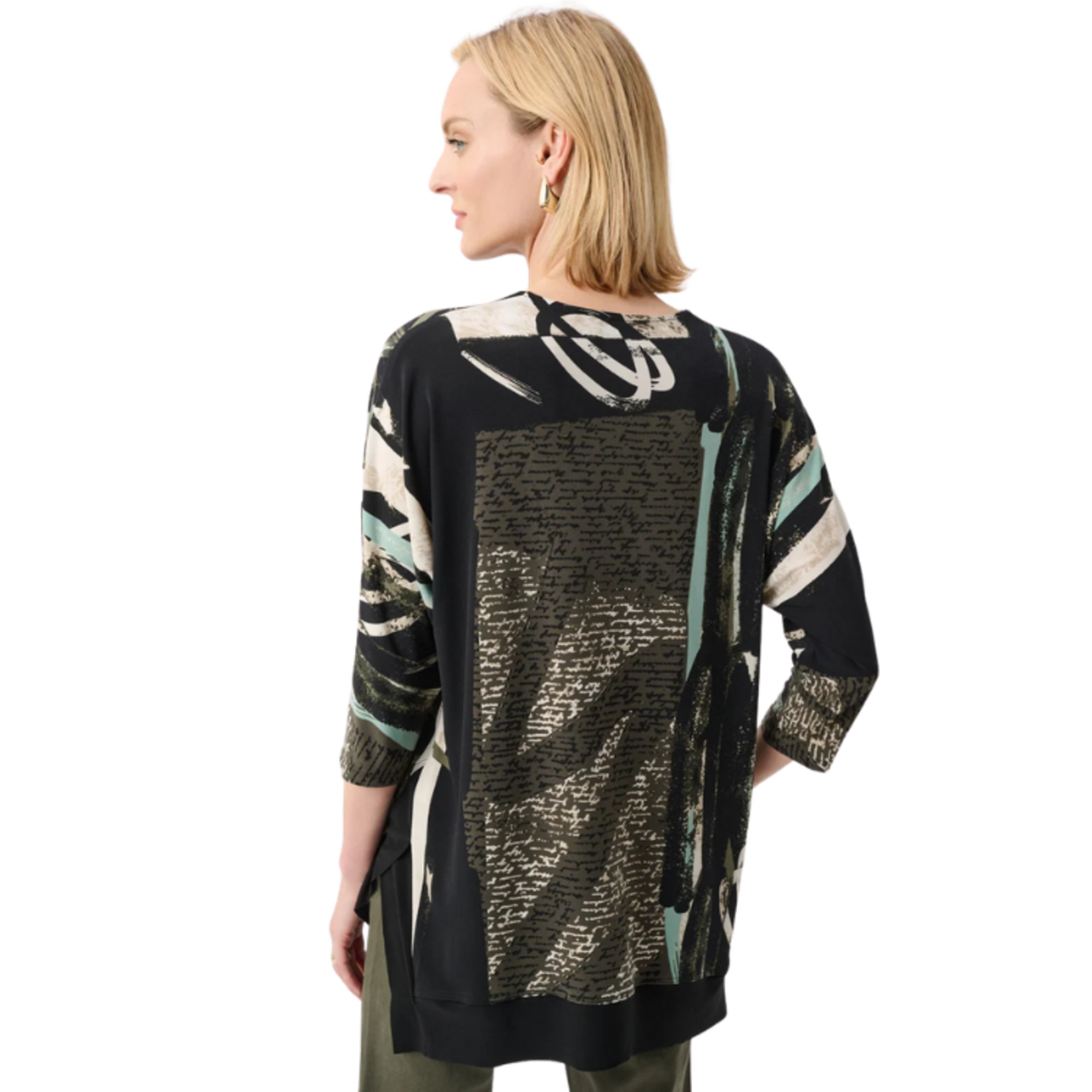 Joseph Ribkoff Joseph Ribkoff - Silky Knit Abstract Print Boxy Tunic