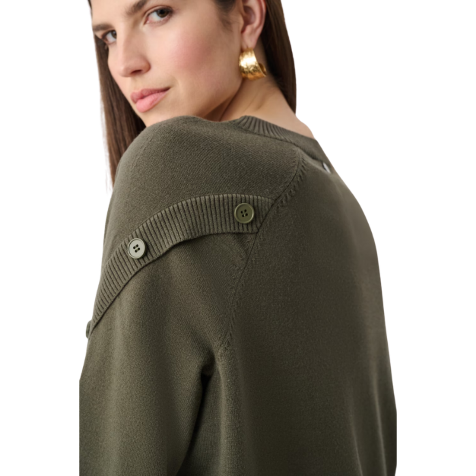 Joseph Ribkoff Joseph Ribkoff - Brushed Viscose and Nylon Knit Tulip Sleeve Sweater