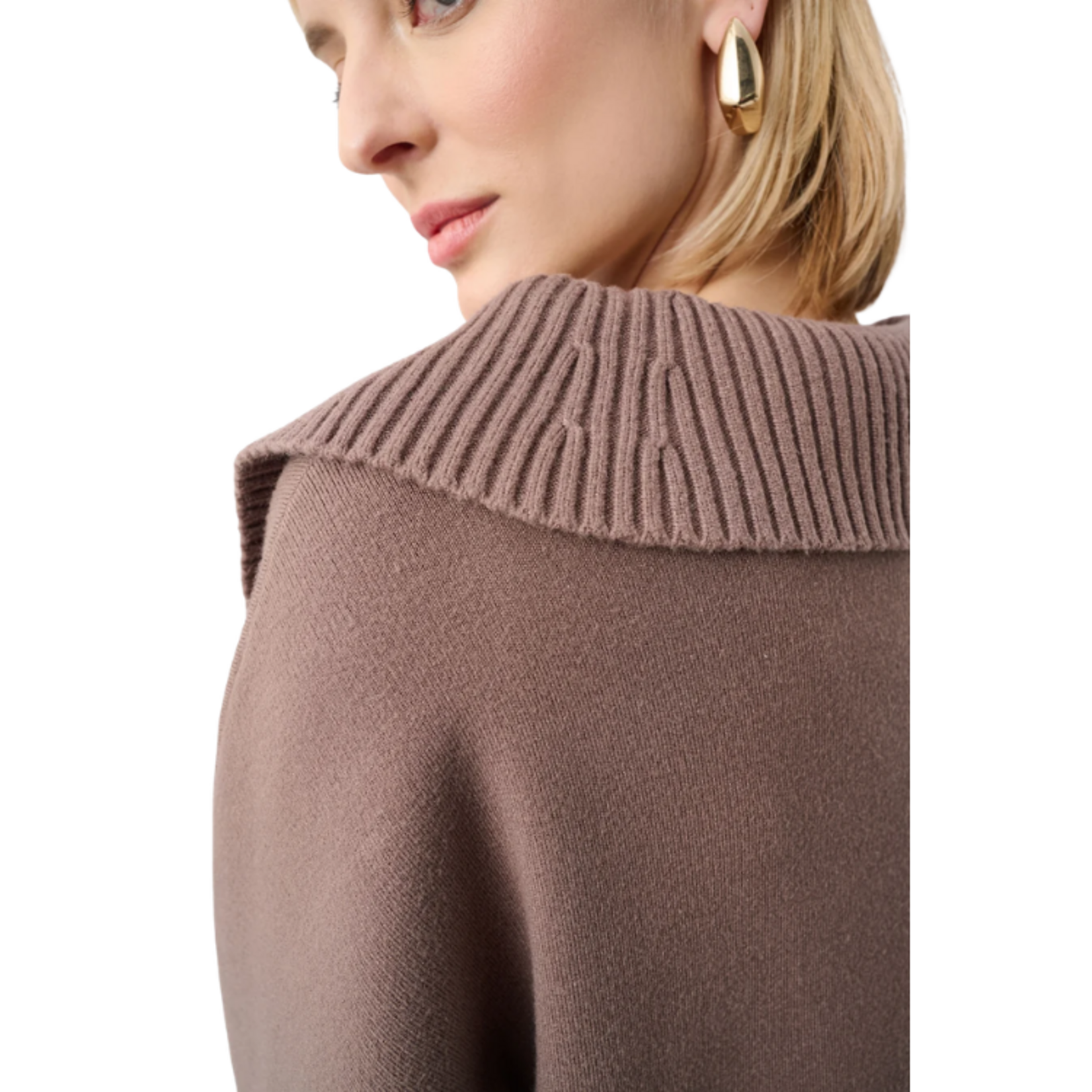 Joseph Ribkoff Joseph Ribkoff - Brushed Viscose and Nylon Shawl-Neck Sweater