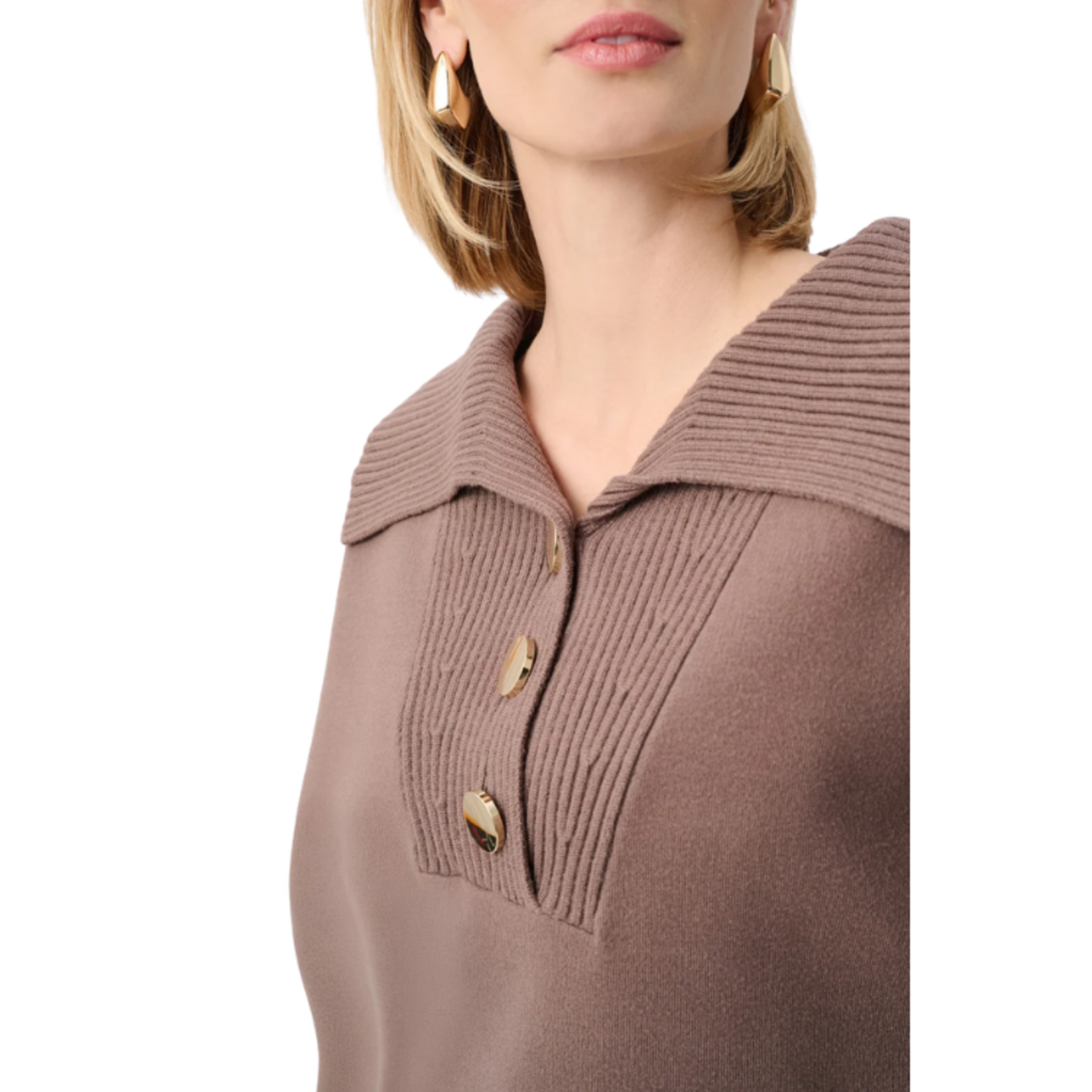 Joseph Ribkoff Joseph Ribkoff - Brushed Viscose and Nylon Shawl-Neck Sweater