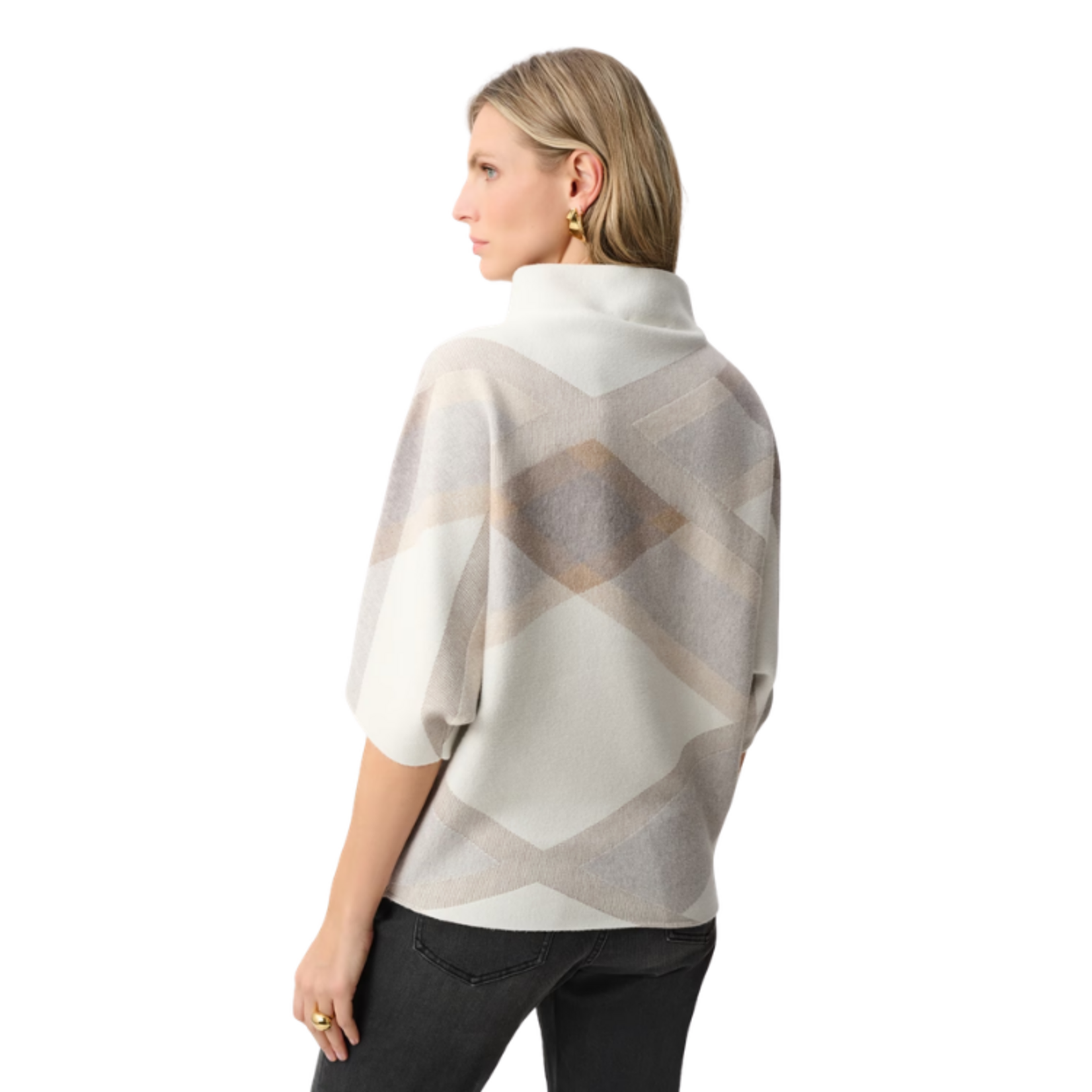 Joseph Ribkoff Joseph Ribkoff - Geometric Cowl Neck Poncho