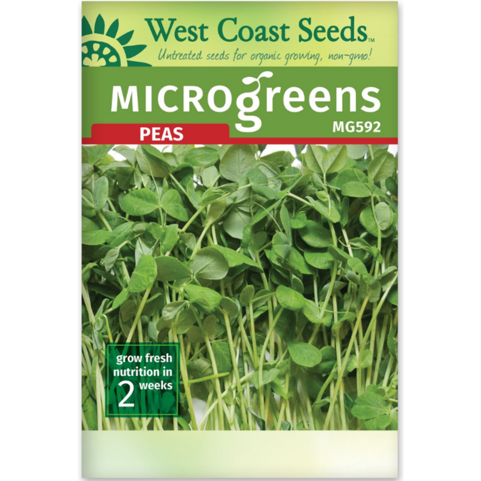 West Coast Seeds - Peas - Microgreen Peas (Pea Shoots)