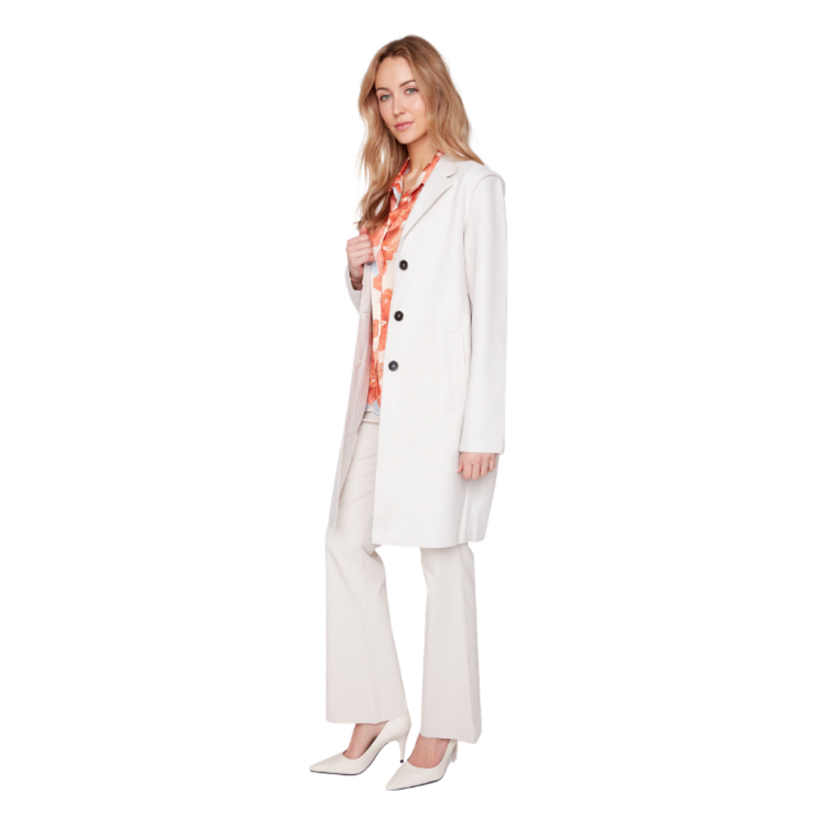 Renuar Renuar - Longline Single-Breasted Coat
