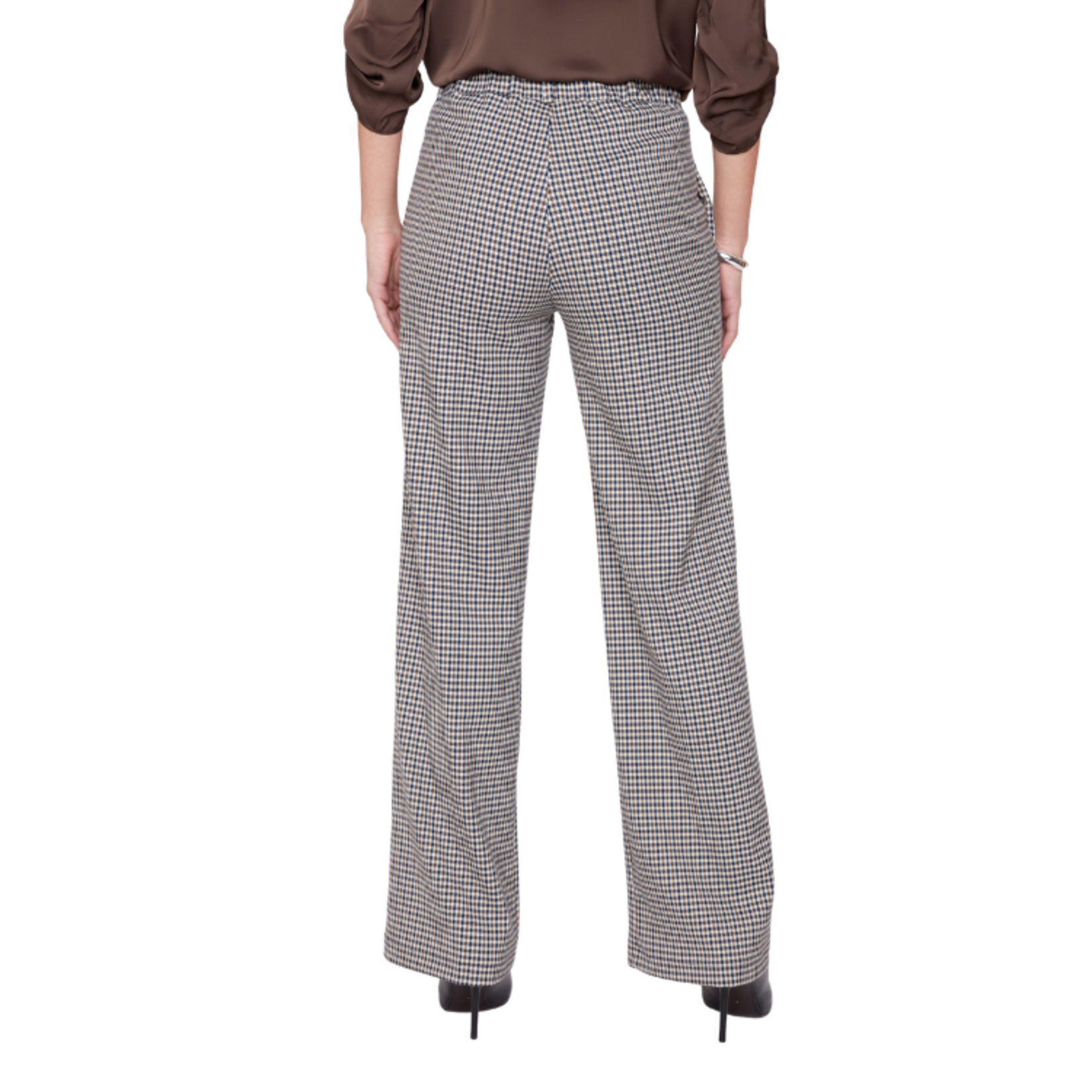 Renuar Renuar - Mini Houndstooth Straight Leg Pants