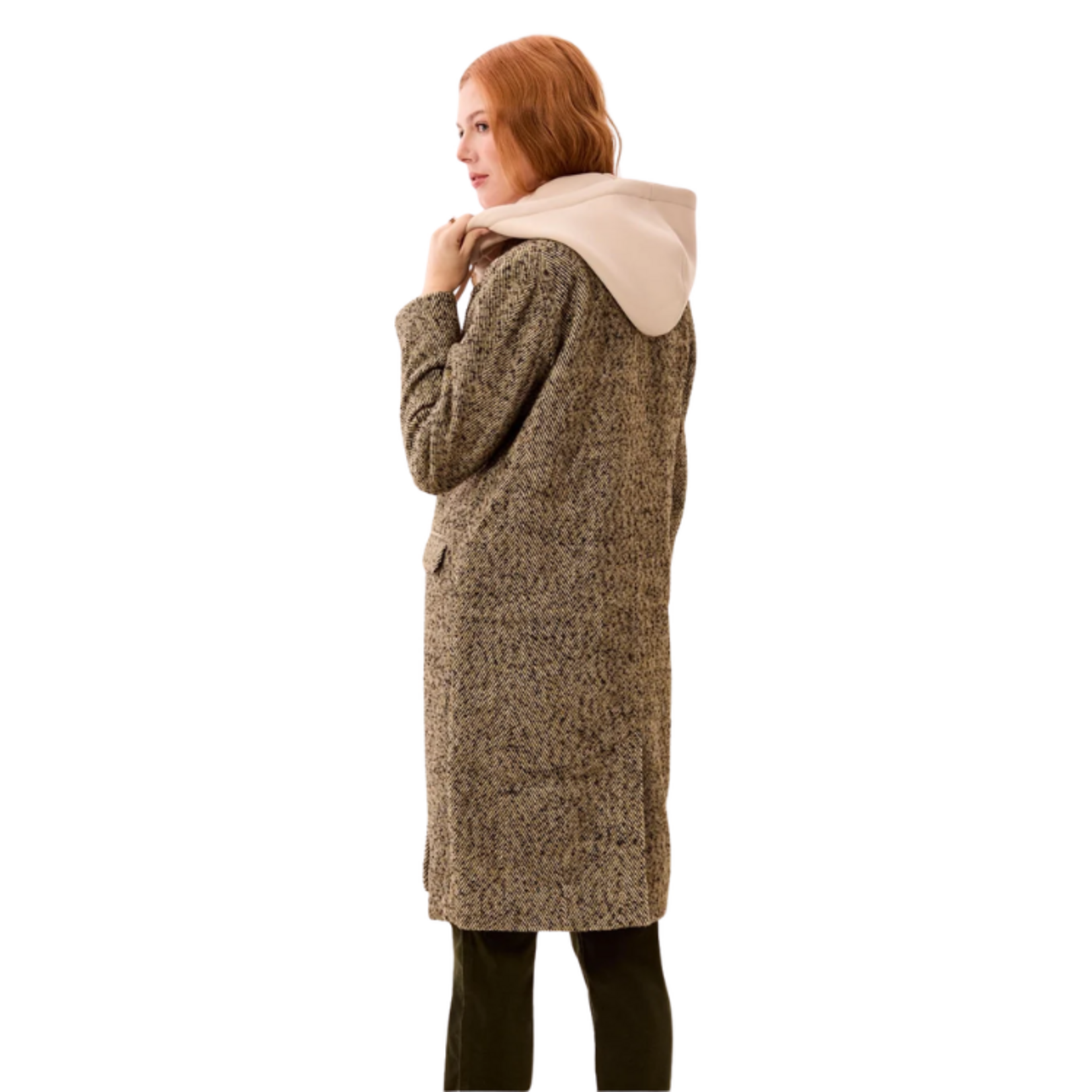 Tribal Tribal - Car Coat w/ Removable Hood Fooler