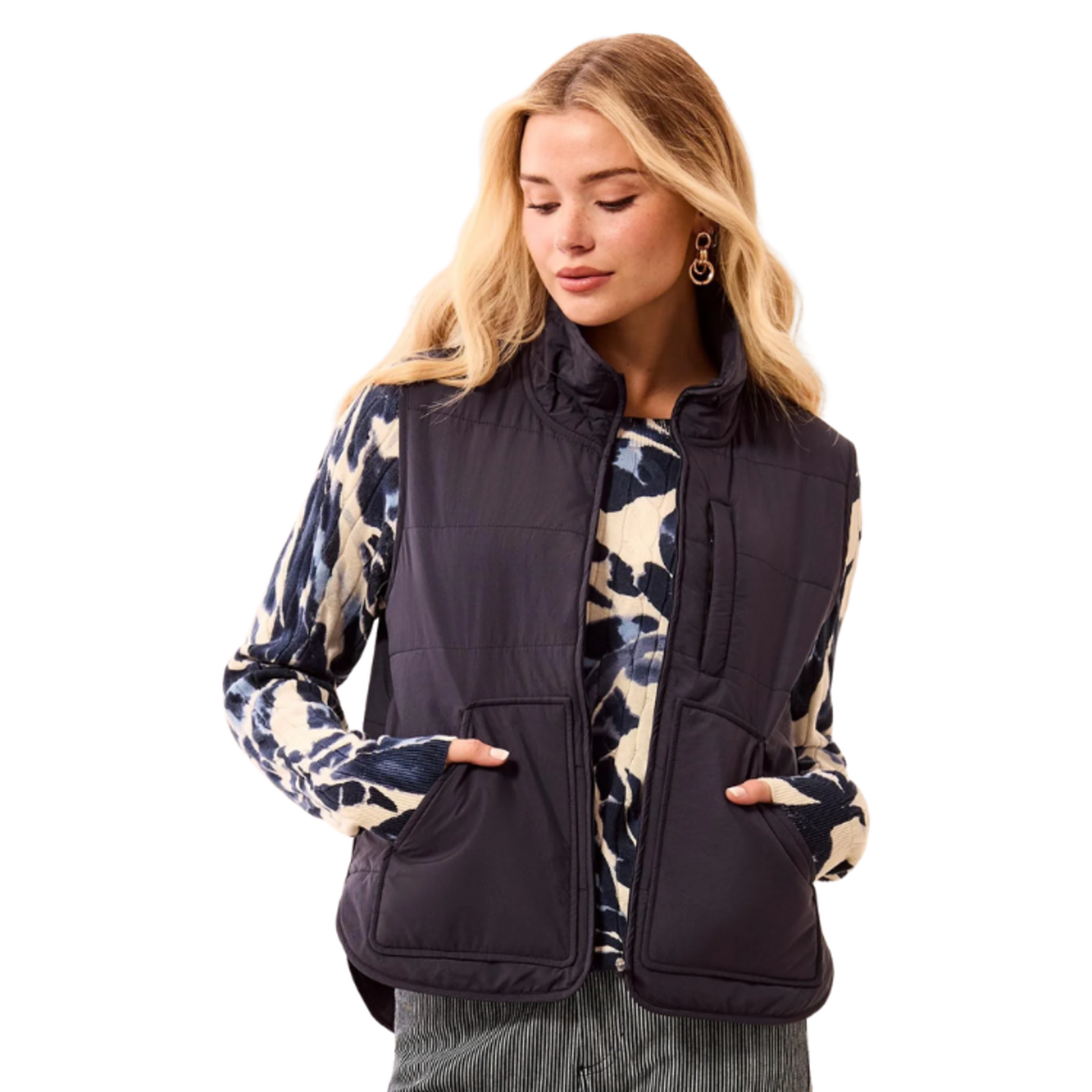Tribal Tribal - Packable Puffer Vest