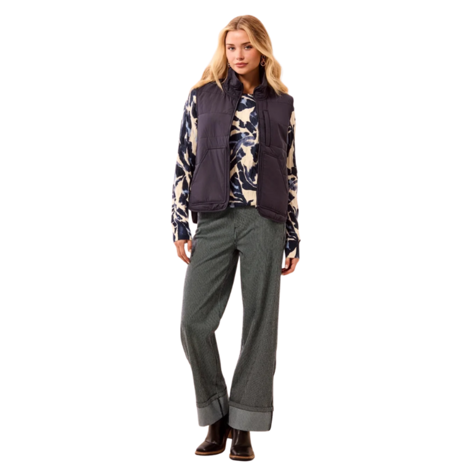 Tribal Tribal - Packable Puffer Vest