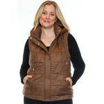 Papa Fashions Quilted Hooded Puffer Vest