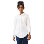 French Dressing Side Button Detail Long Sleeve Shirt