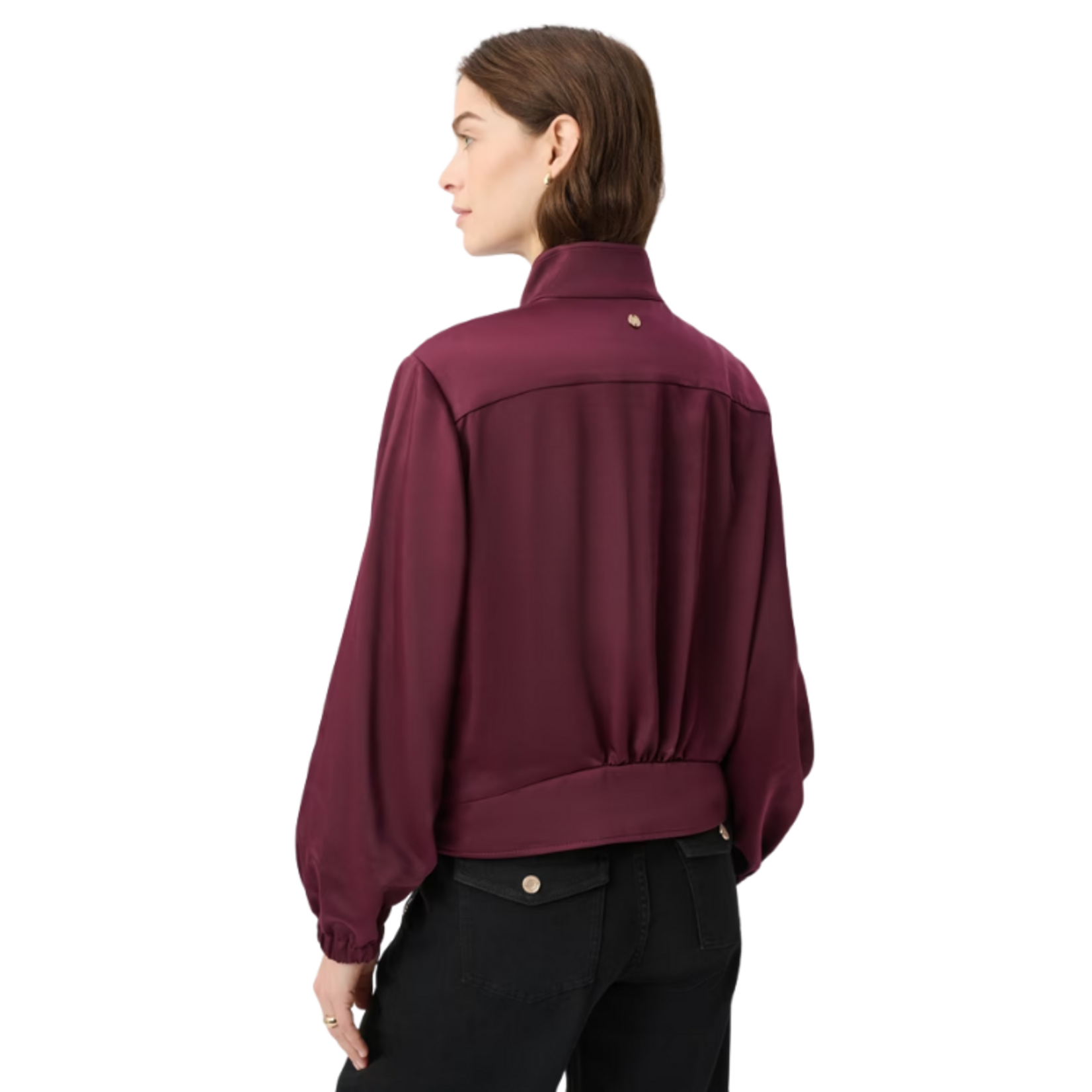 Joseph Ribkoff Joseph Ribkoff - Satin Puff Sleeve Utility Jacket