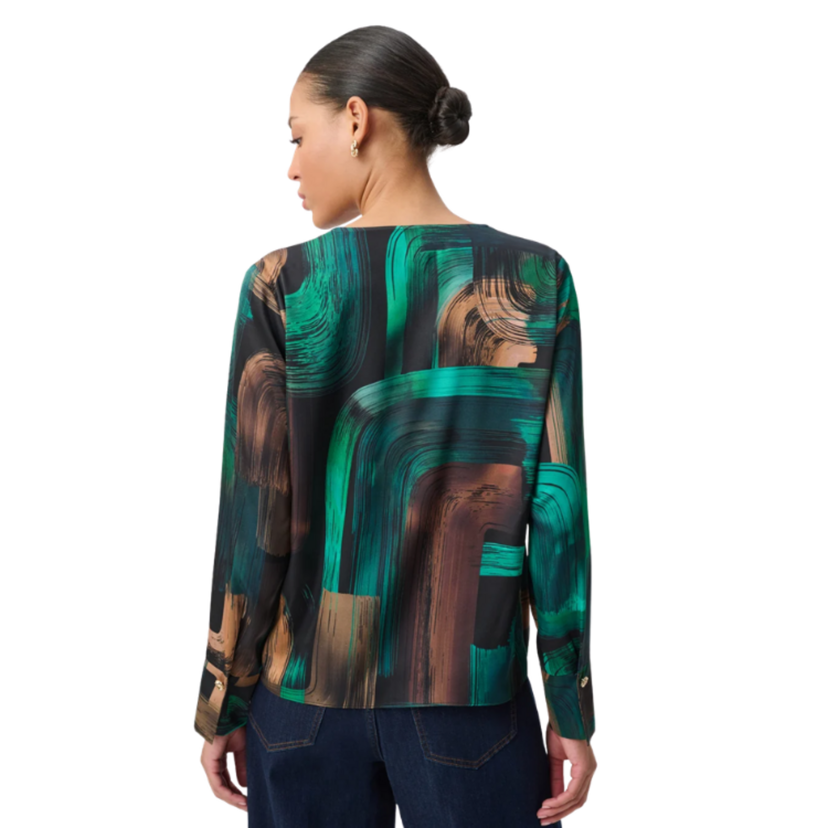 Joseph Ribkoff Joseph Ribkoff - Abstract Print Wrap Top