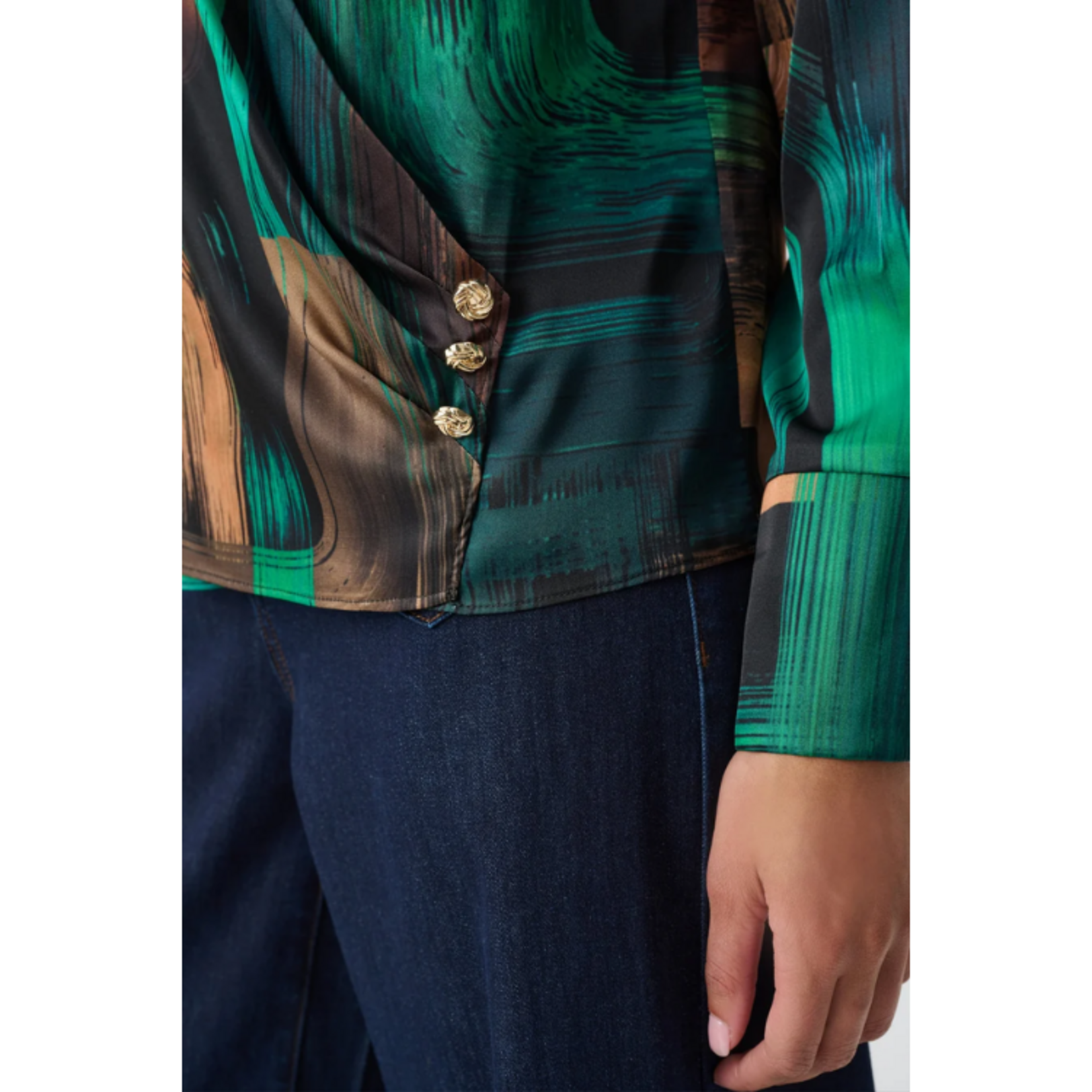 Joseph Ribkoff Joseph Ribkoff - Abstract Print Wrap Top