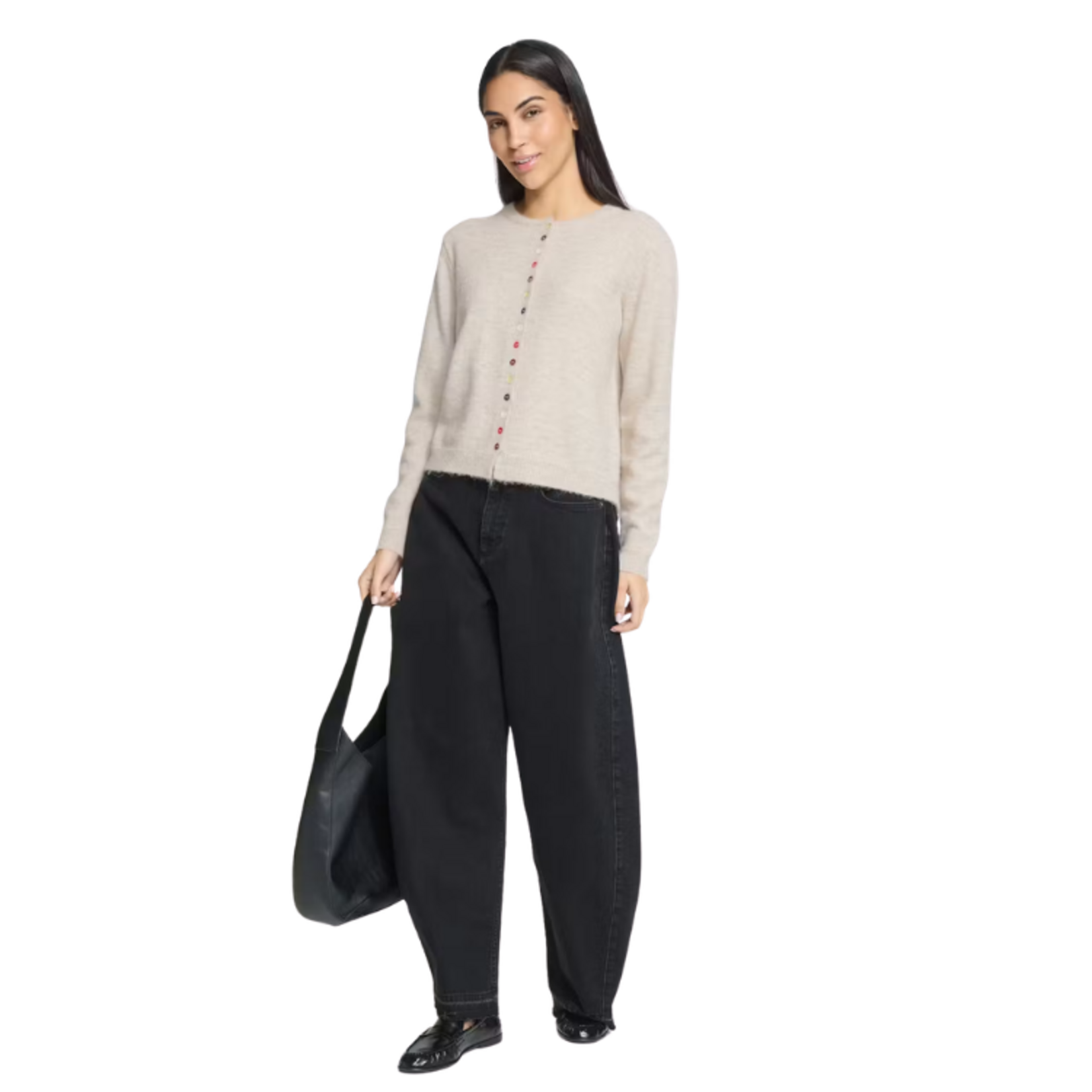 Ichi - IHFANTIA Colorful Button Up Cardigan