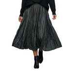Catherine Lilywhites Crinkle Satin Skirt