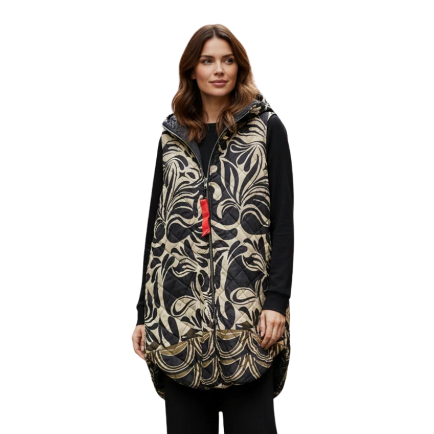 Catherine Lilywhites Catherine Lilywhites - Reversible Print Long Line Vest