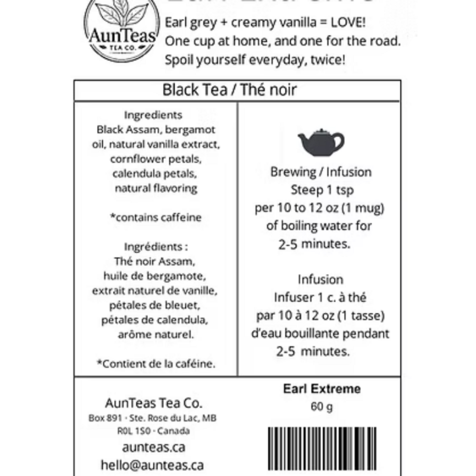 Aunteas Aunteas - Earl Extreme 60g