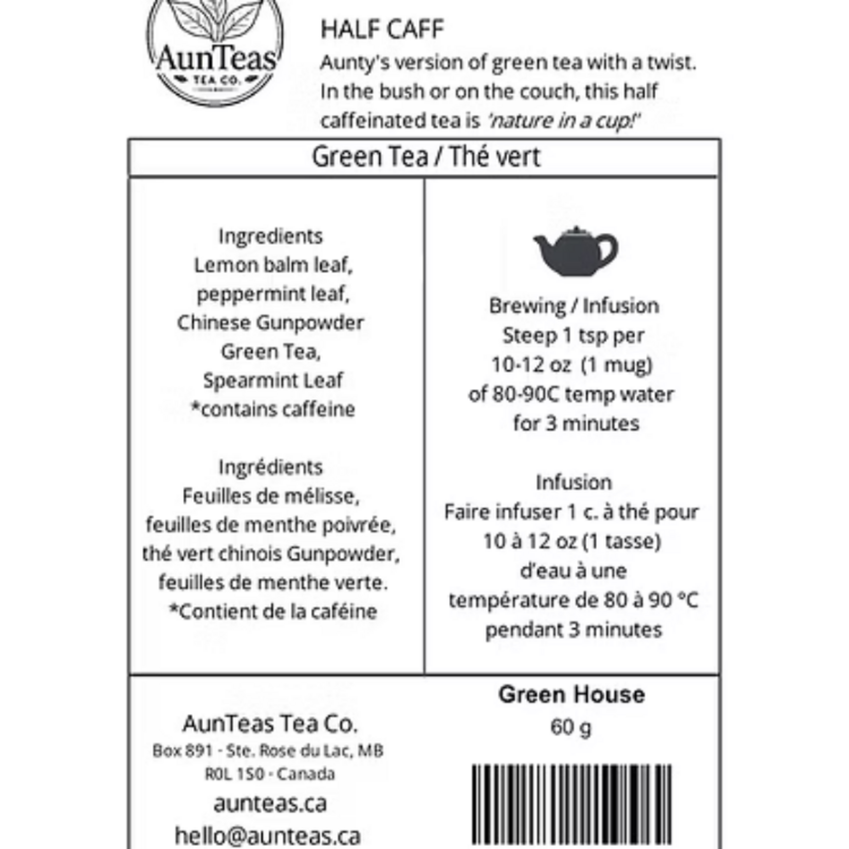 Aunteas Aunteas - Green House 60g