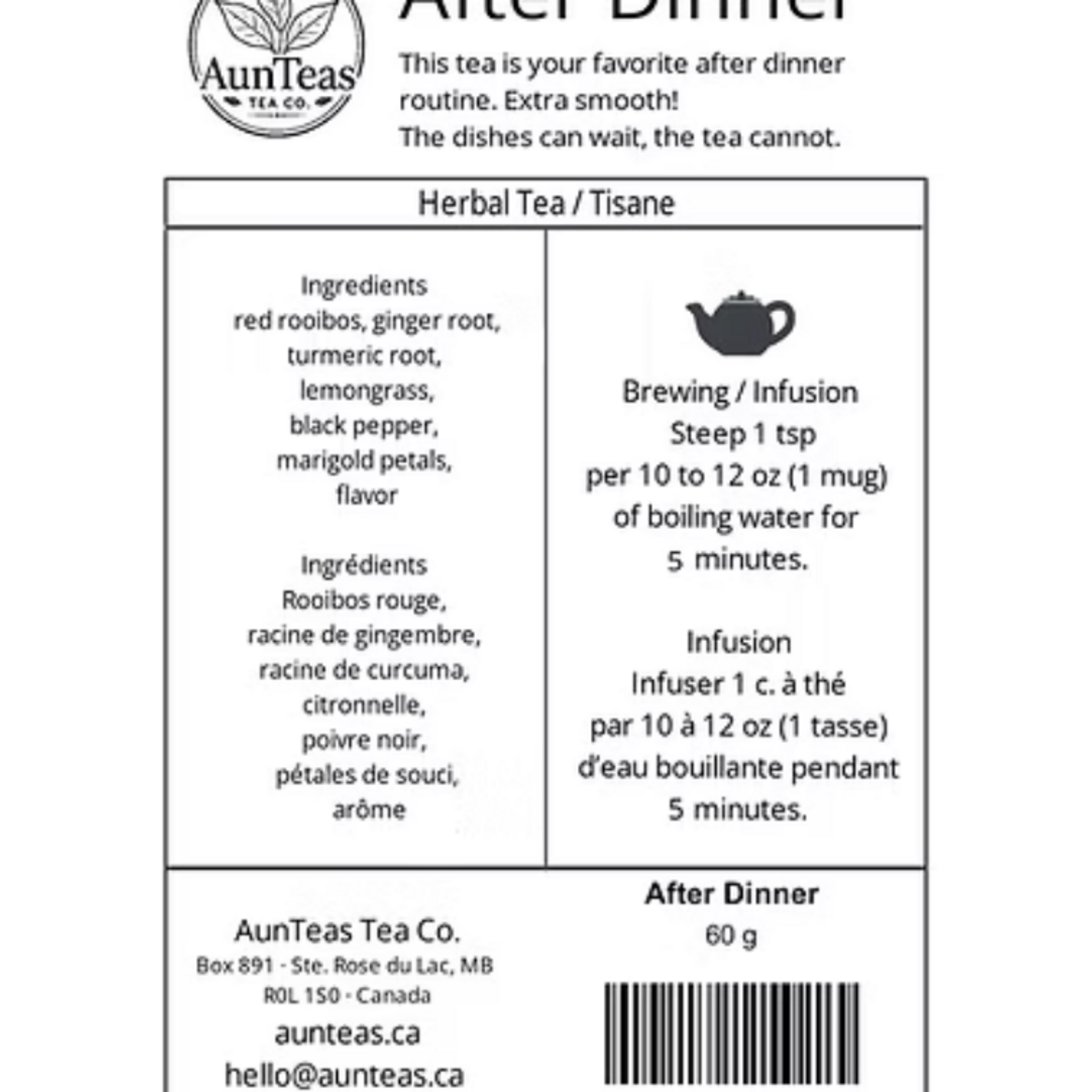 Aunteas Aunteas - After Dinner 60g