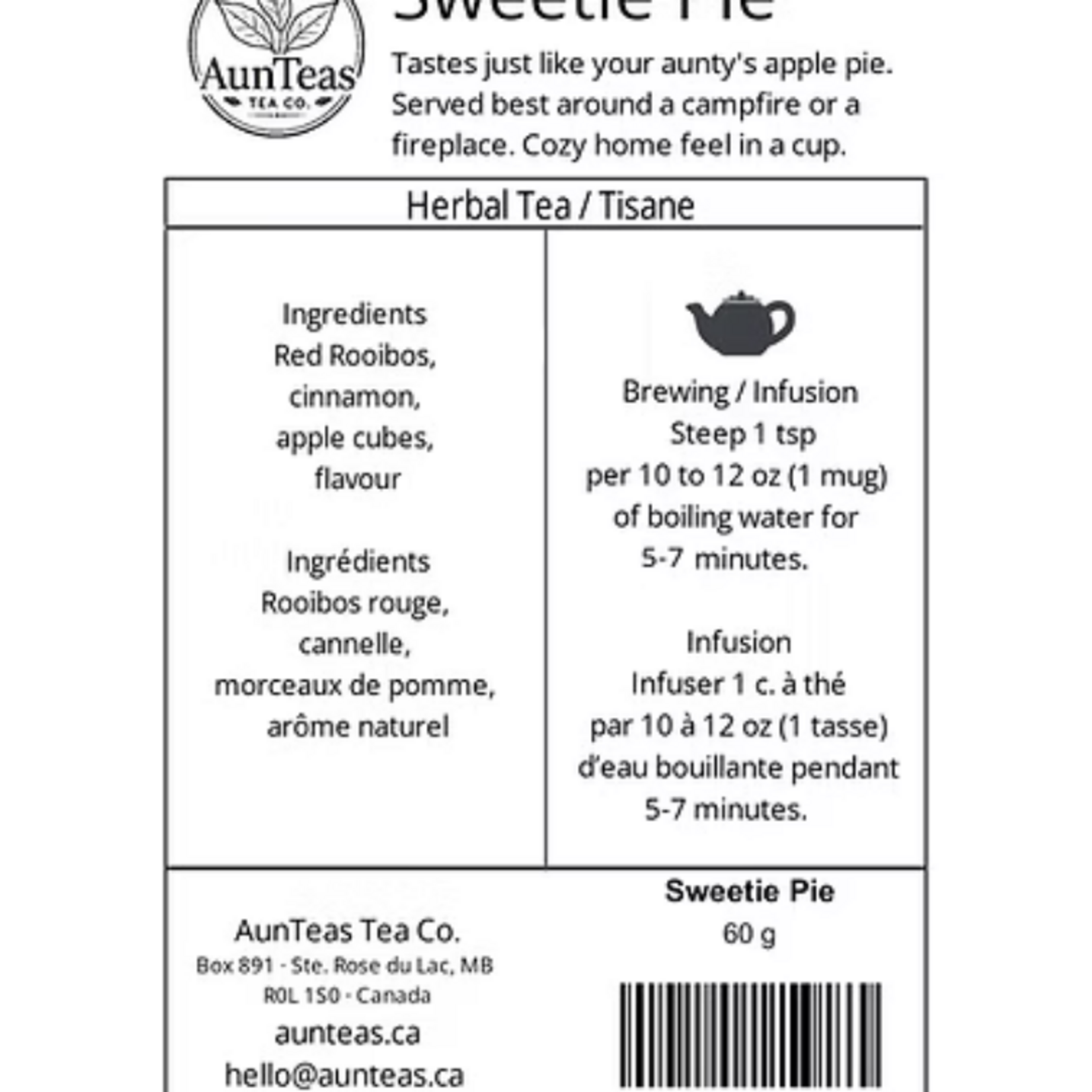 Aunteas Aunteas - Sweetie Pie 60g