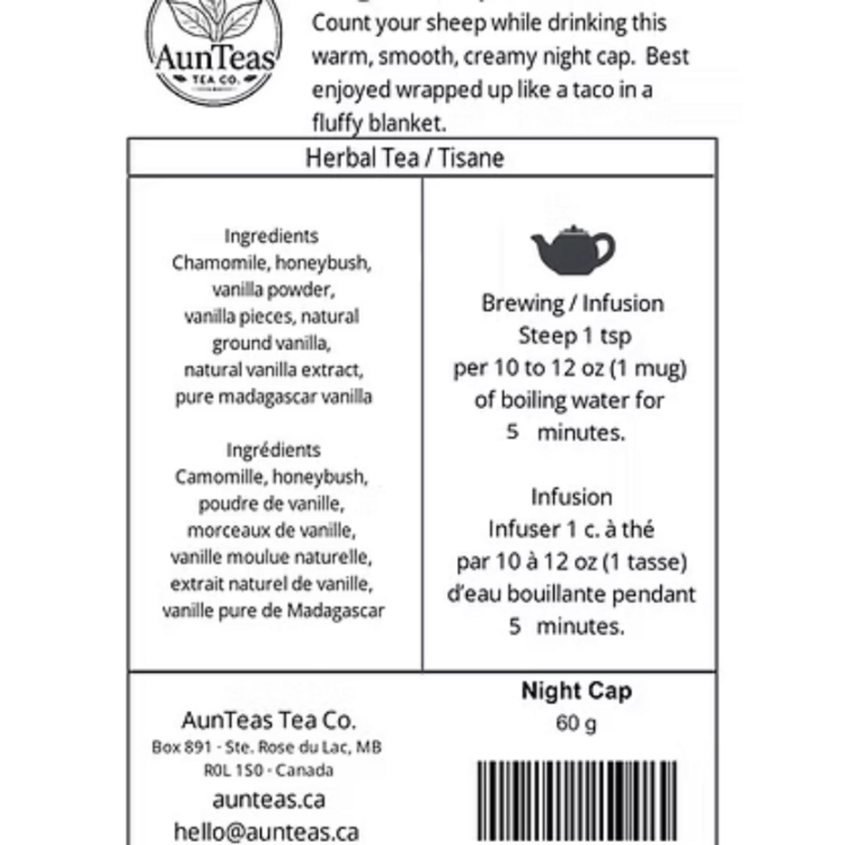 Aunteas Aunteas - Night Cap 60g