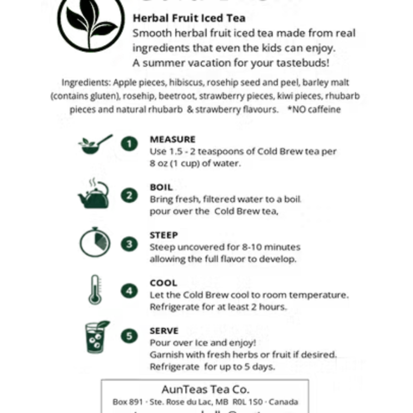 Aunteas Aunteas - Cold Brew Herbal Fruit 60g