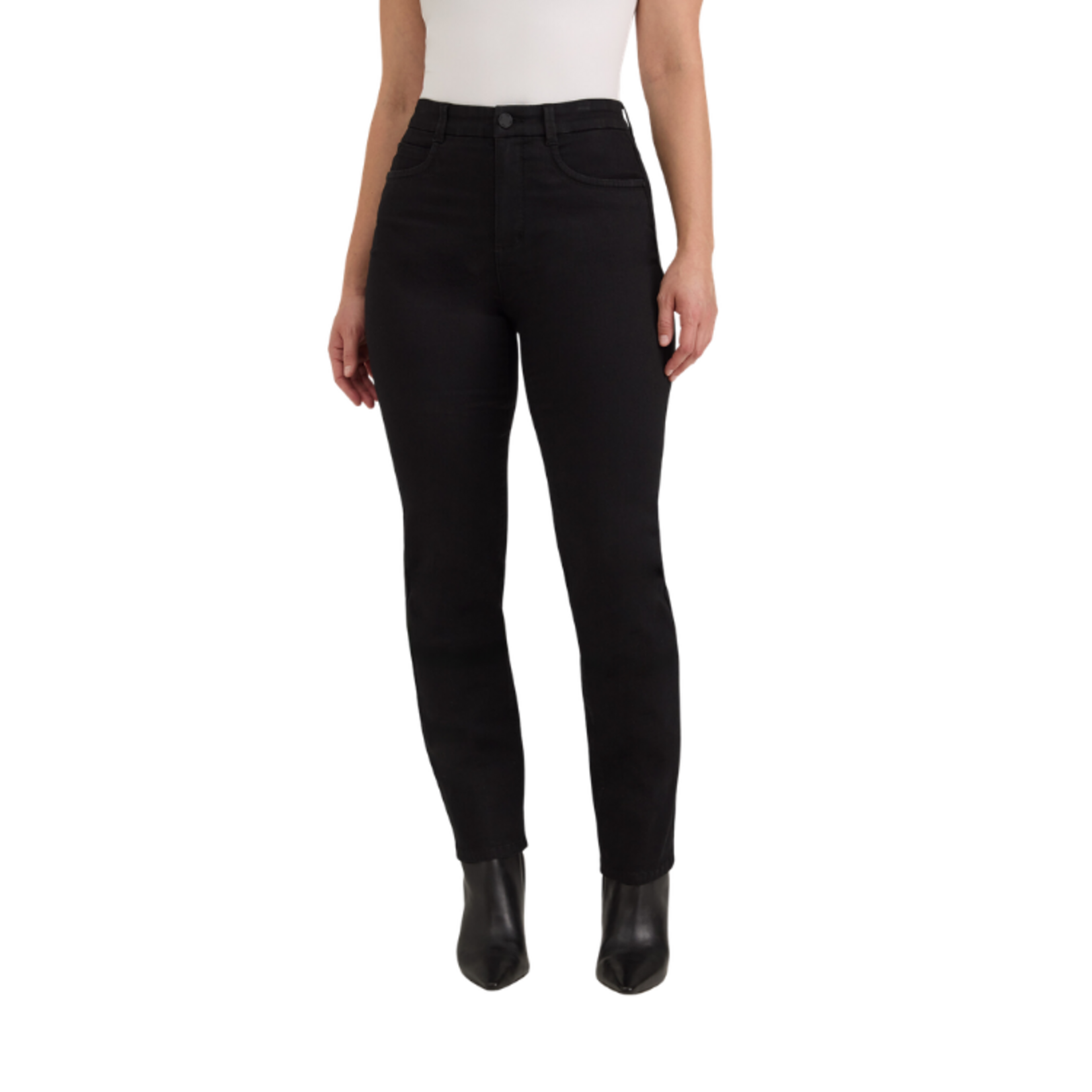 French Dressing French Dressing - Petite Suzanne Straight-Leg Denim