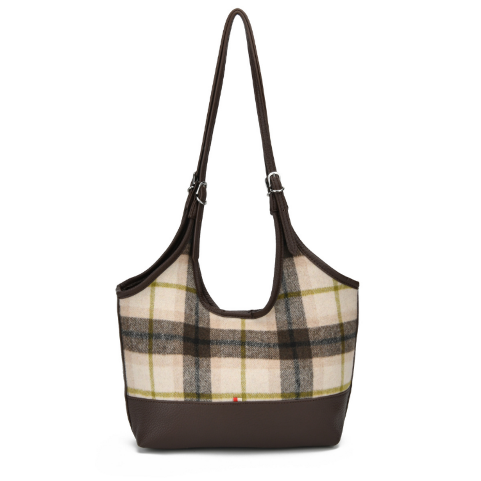 CoLab - 'Maggie' Tartan Shoulder Bag