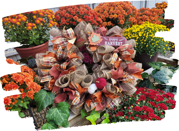 Harvest Charm Fall Wreath Workshop at The Green Spot