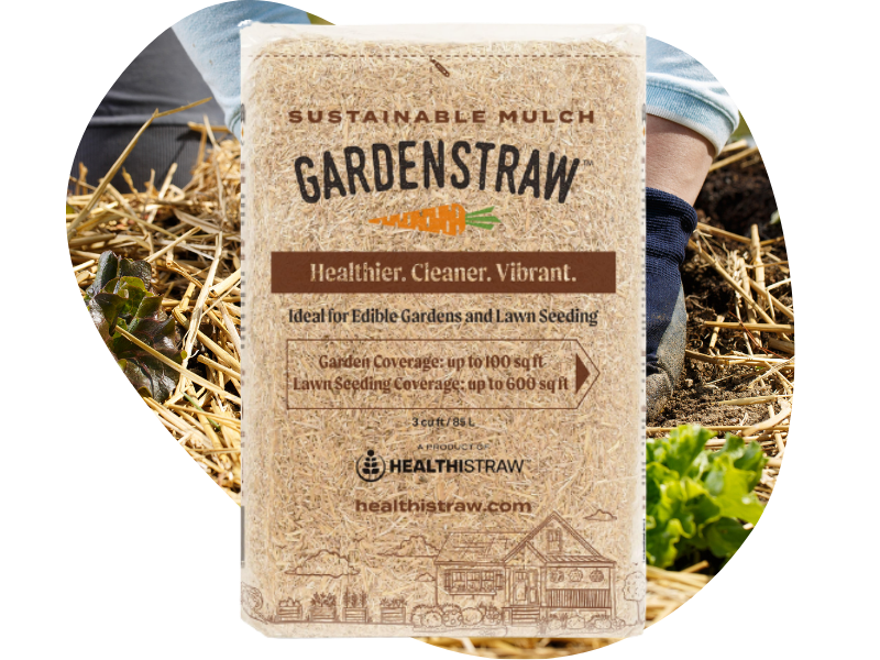 HealthiStraw GardenStraw mulch