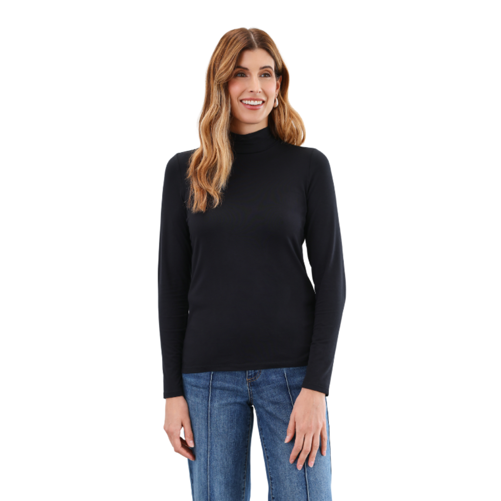 French Dressing French Dressing - Long Sleeve Mock Neck Top