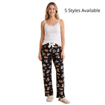 Ladies Printed P.J Pant with Elastic Waistband and Drawstring