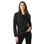 Joseph Ribkoff Cowl Neck Jewel Embellished Pullover