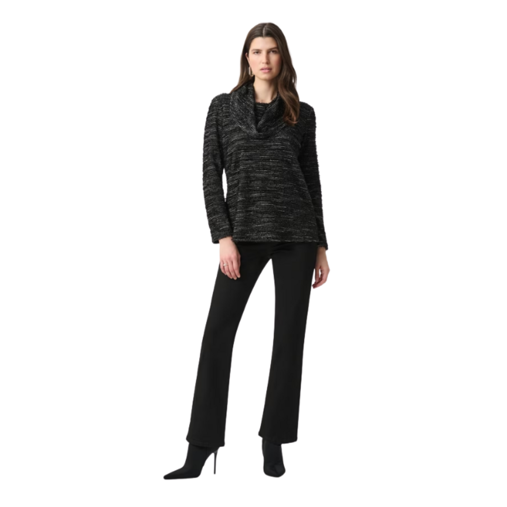 Joseph Ribkoff Joseph Ribkoff - Cowl Neck Jewel Embellished Pullover