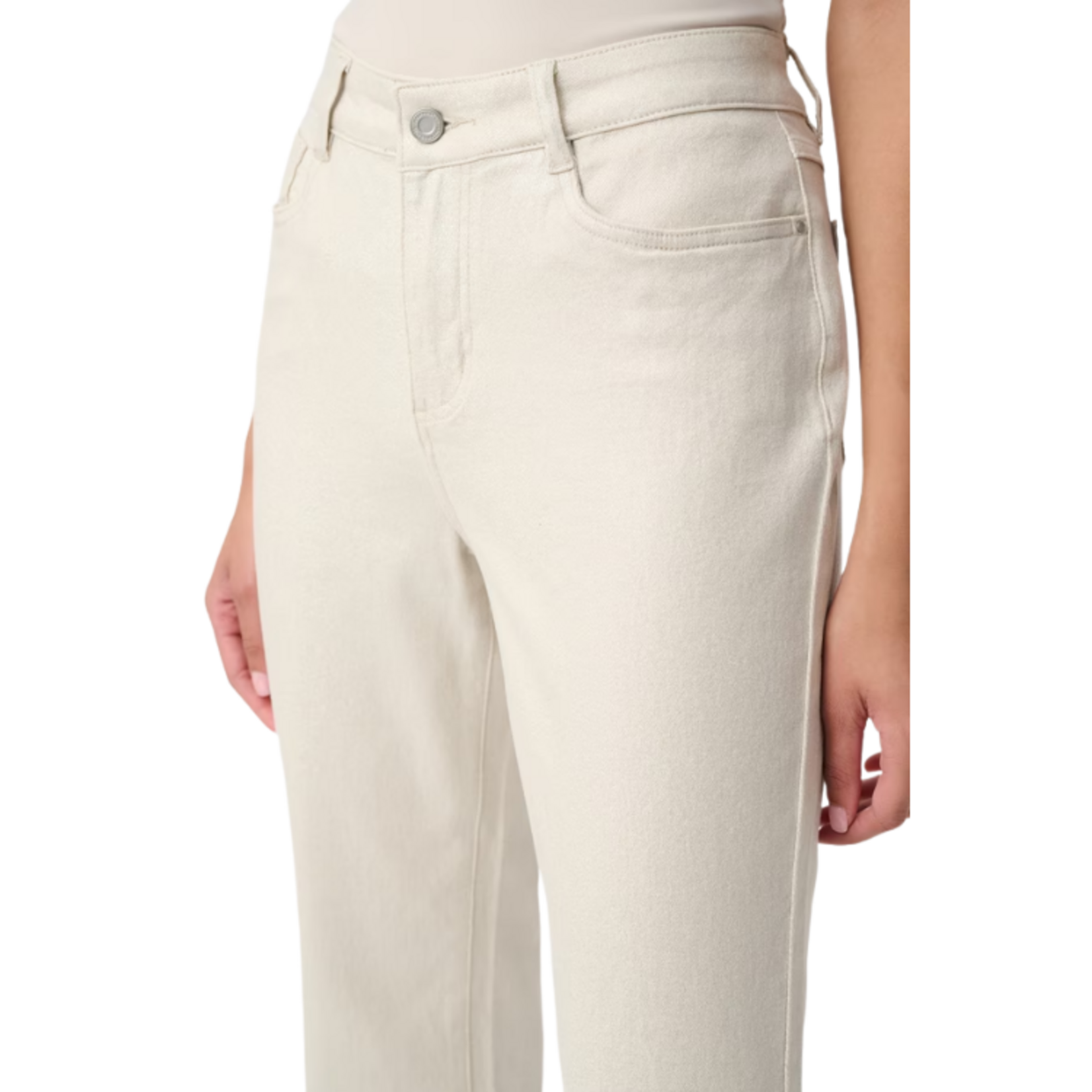 Joseph Ribkoff Joseph Ribkoff - Classic Straight Leg Metallic Jeans