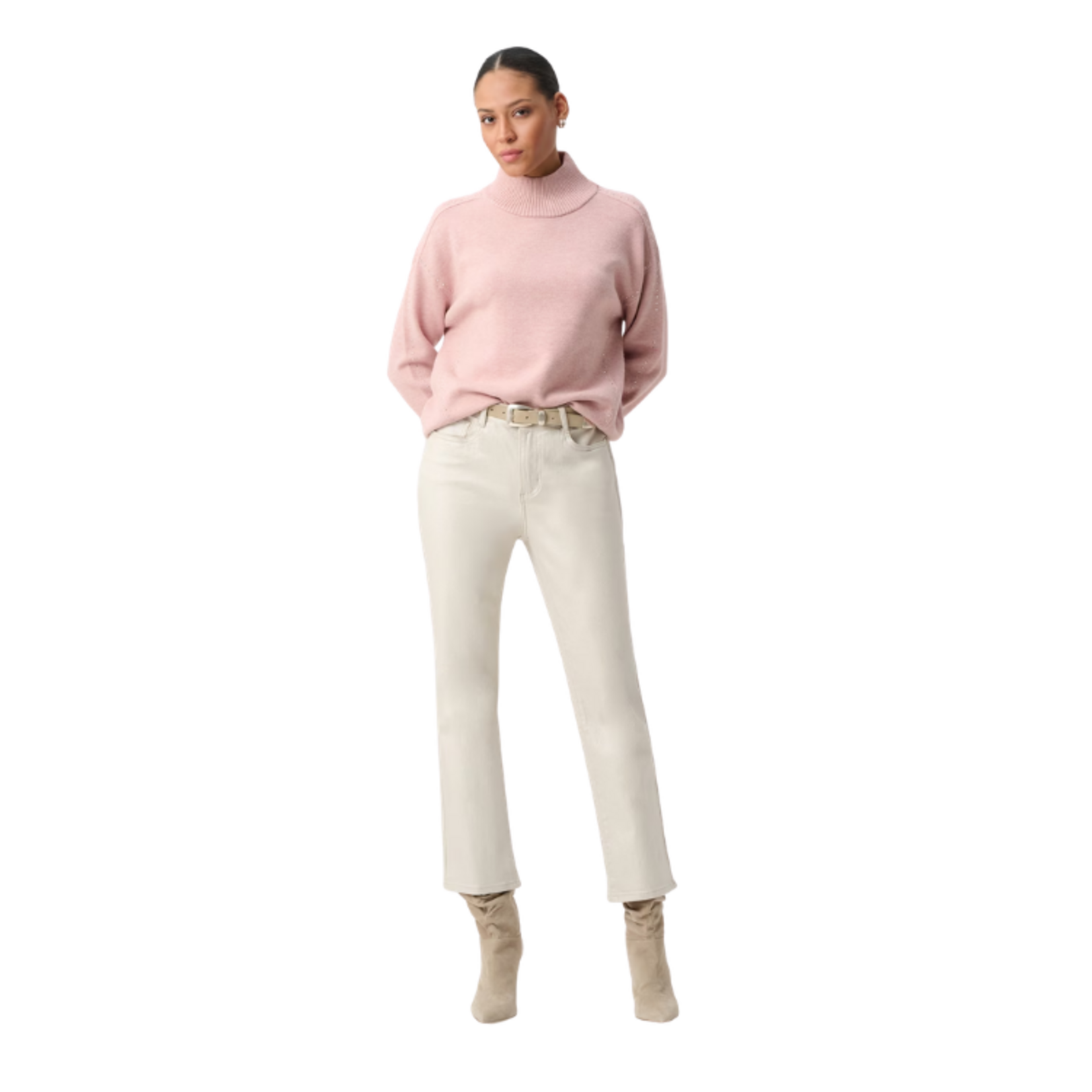 Joseph Ribkoff Joseph Ribkoff - Classic Straight Leg Metallic Jeans