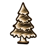 15.5" Christmas Tree Infinity Light - White