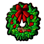 24" Wreath w/ Bow Infinity Light