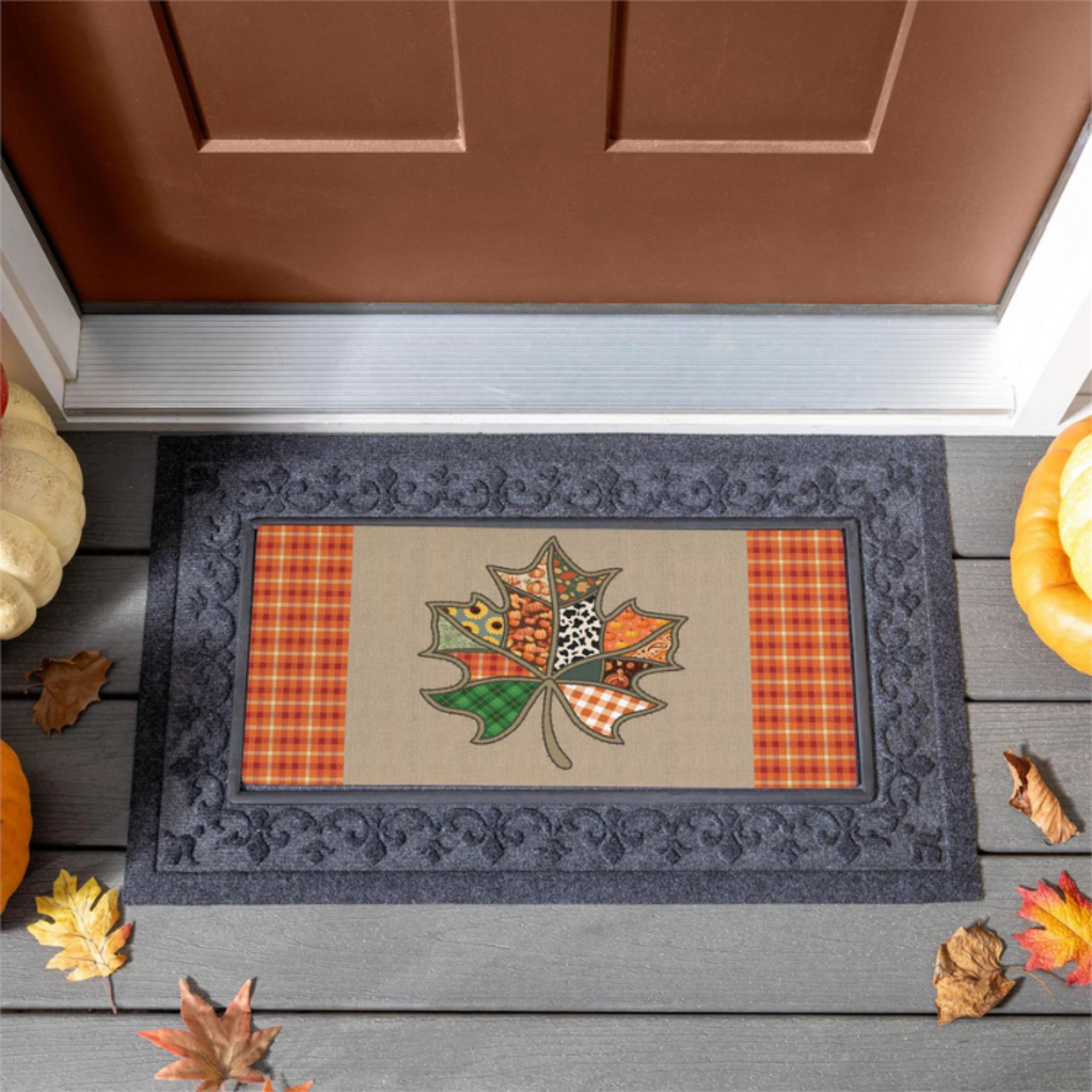 Evergreen Enterprises Quilted Fall Leaf Sassafras Switch Mat