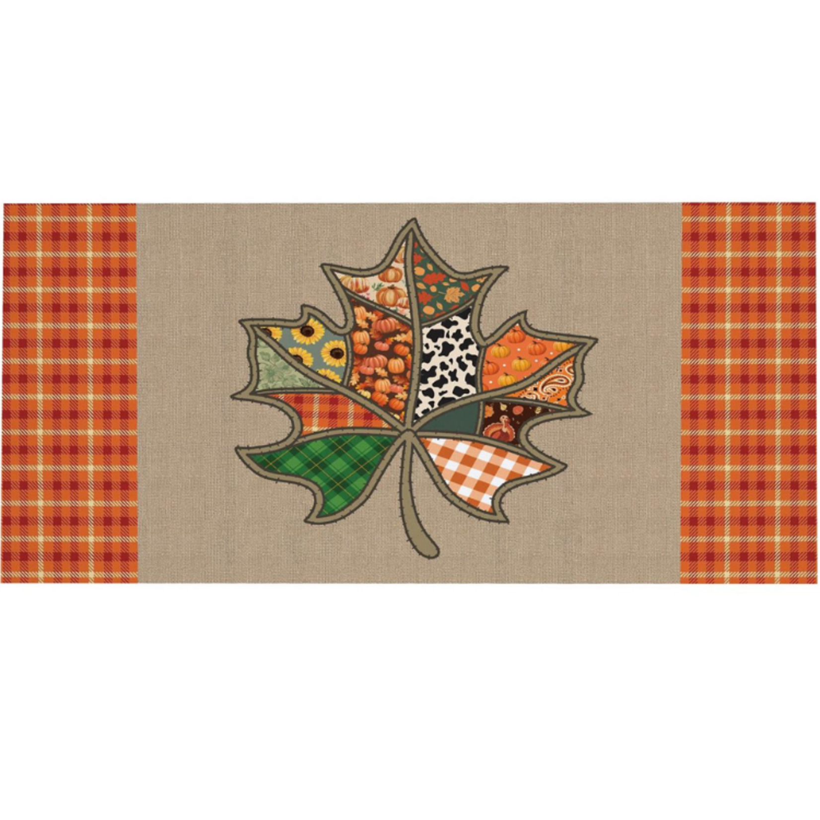 Evergreen Enterprises Quilted Fall Leaf Sassafras Switch Mat