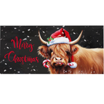 Evergreen Enterprises Holly Homestead Highland Cow Sassafras Switch Mat
