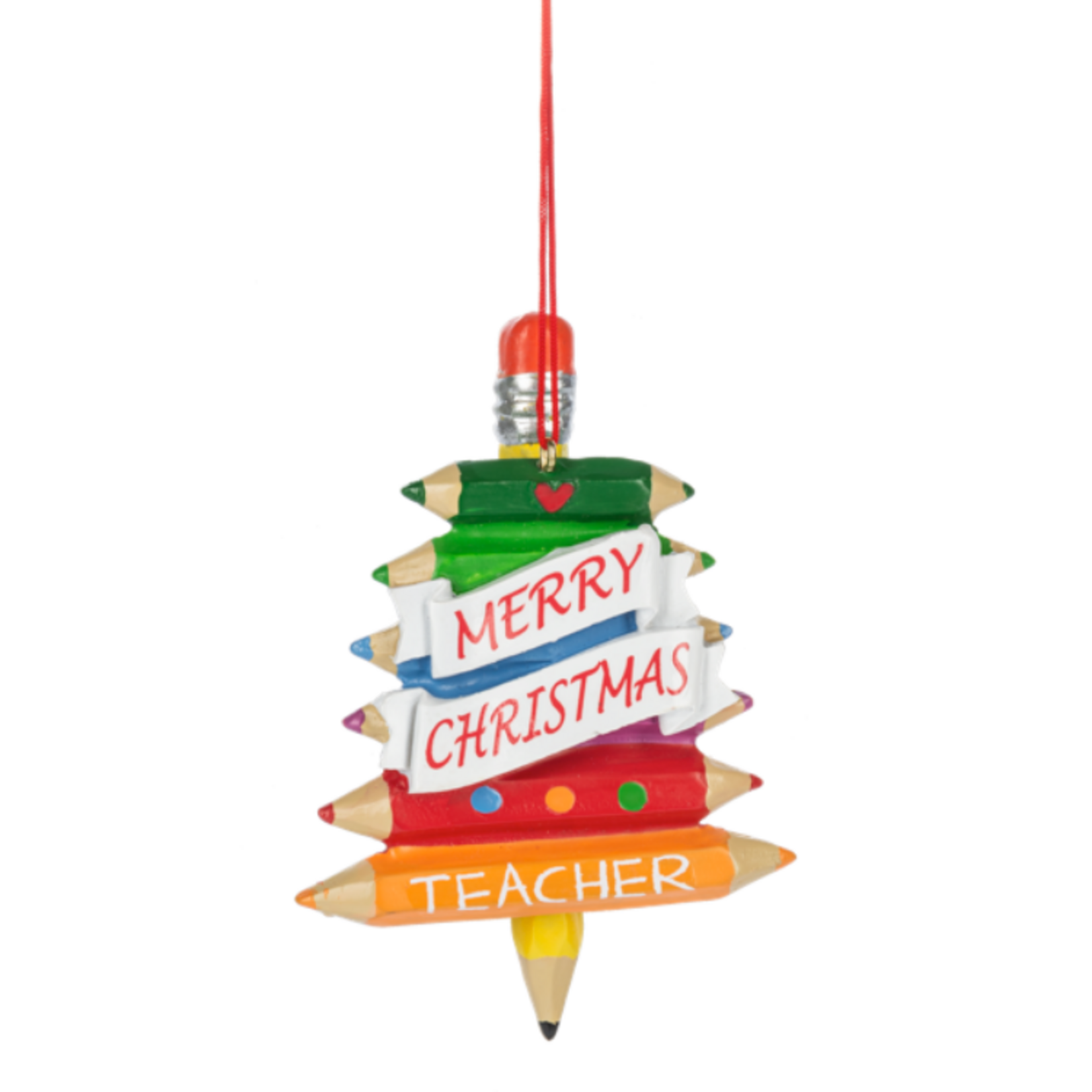 Merry Christmas Teacher Ornament
