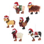 Ganz Gift Holiday Farm Animal Ornament
